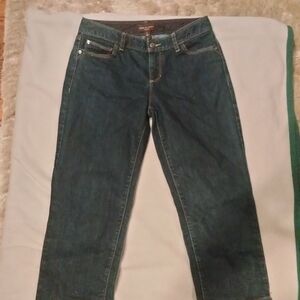 Dana Buchman Dark Blue Straight Leg Jeans